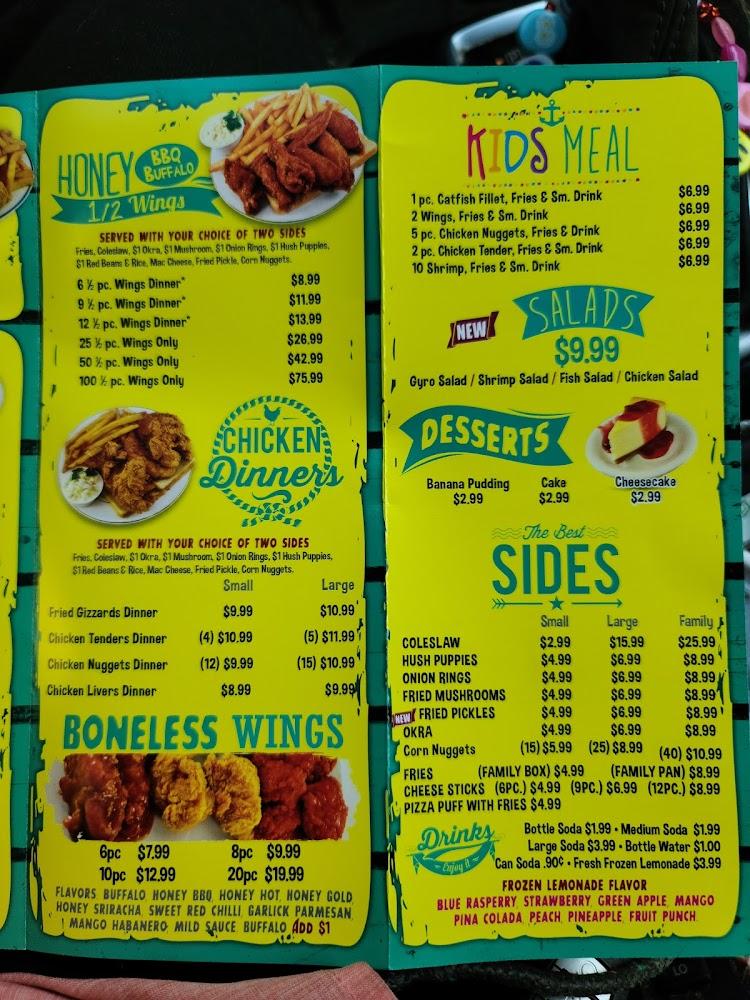 Shark's Fish & Chicken Menu image 3
